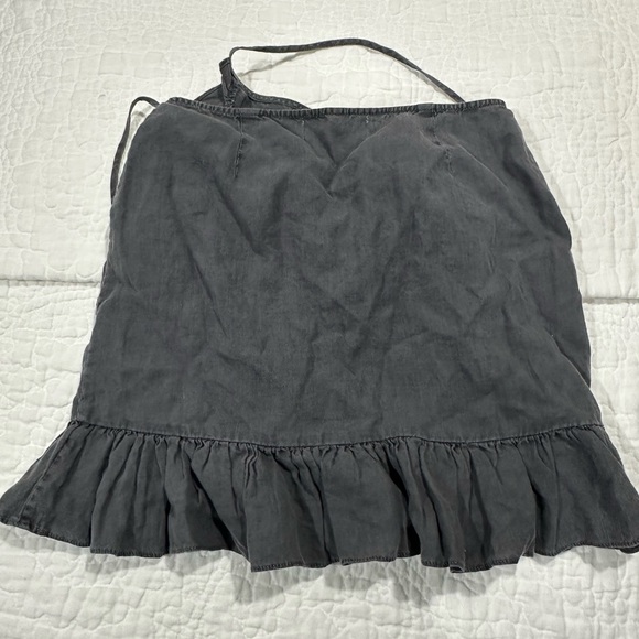 Anthropologie Gray Asymmetrical Skirt - Picture 2 of 3